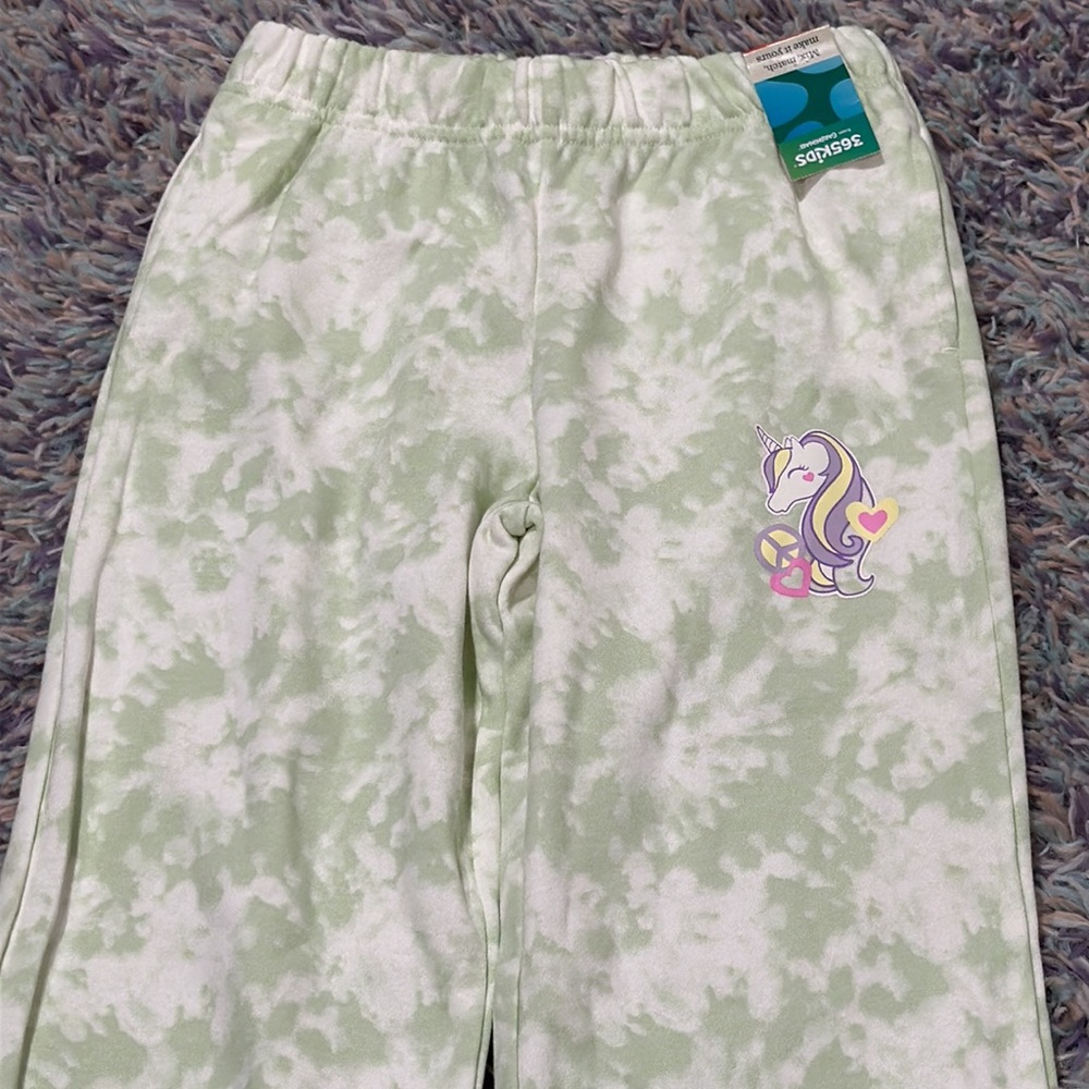 365 Kids by Garanimals Girls Tie Dye Pants Size 8 - Picture 5 of 7